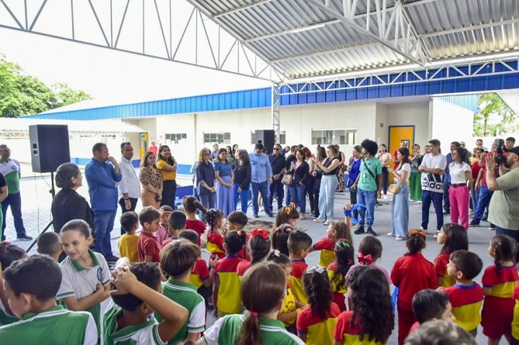Governador Clécio Luís e técnicos do FNDE alinham reestruturação de escola estadual, em Santana